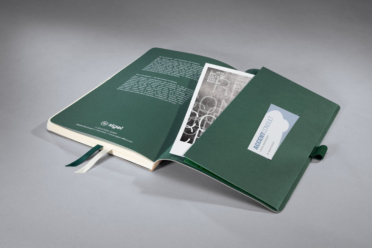 Sigel Conceptum - Soft cover bullet journal - A5 - Bamboo nature edition