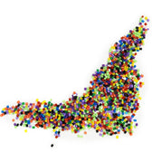 Hama Mini - strijkkralen - 7500 stuks - basis mix