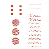 Candle liner - 30 ml - rood