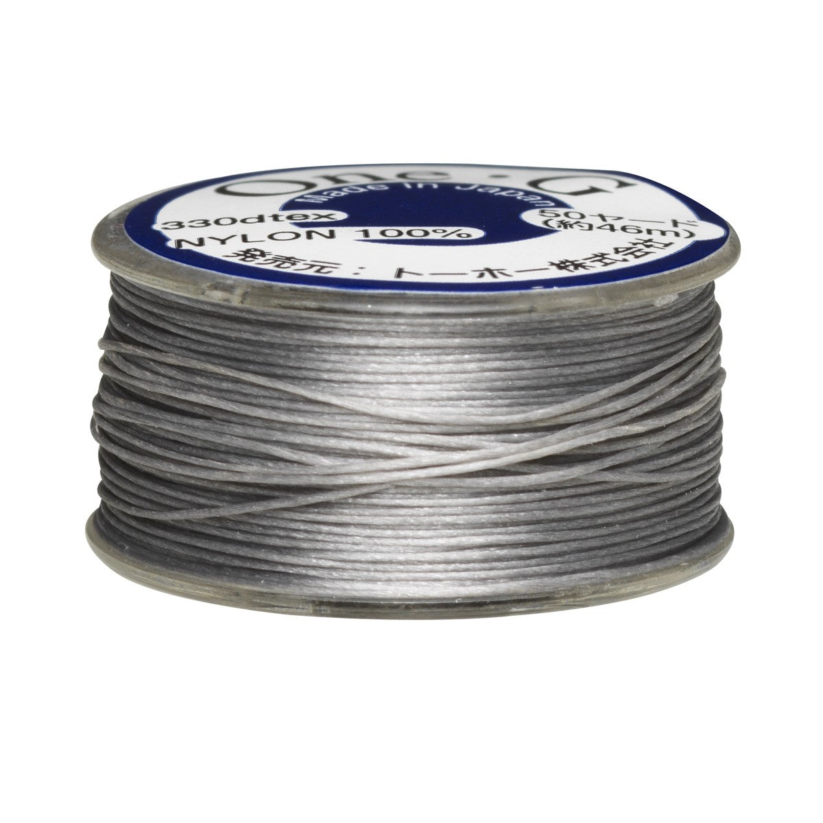 TOHO rijggaren - nylon - 46 meter - zilver