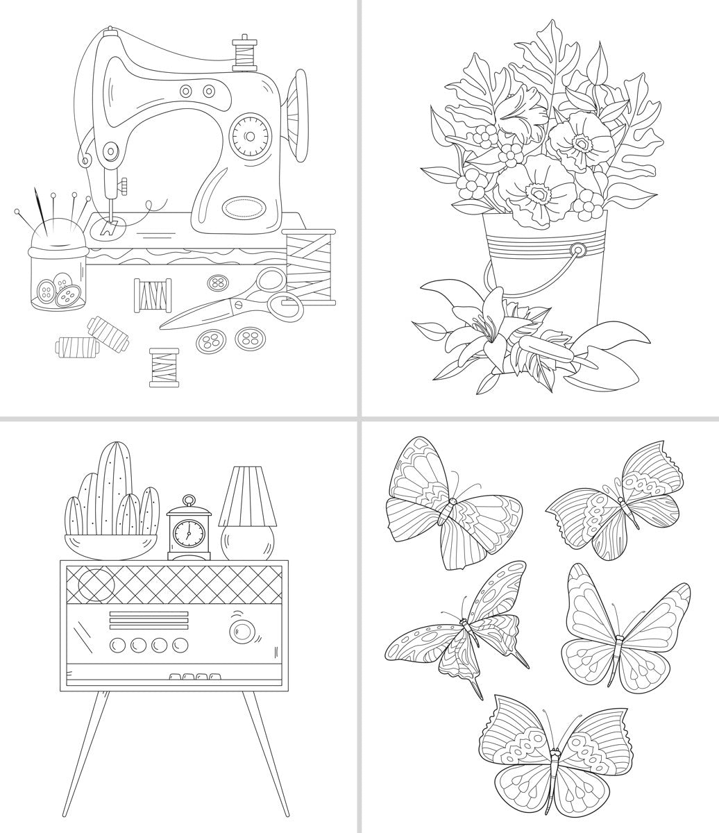 Kleurboek - Creatief kleuren voor senioren