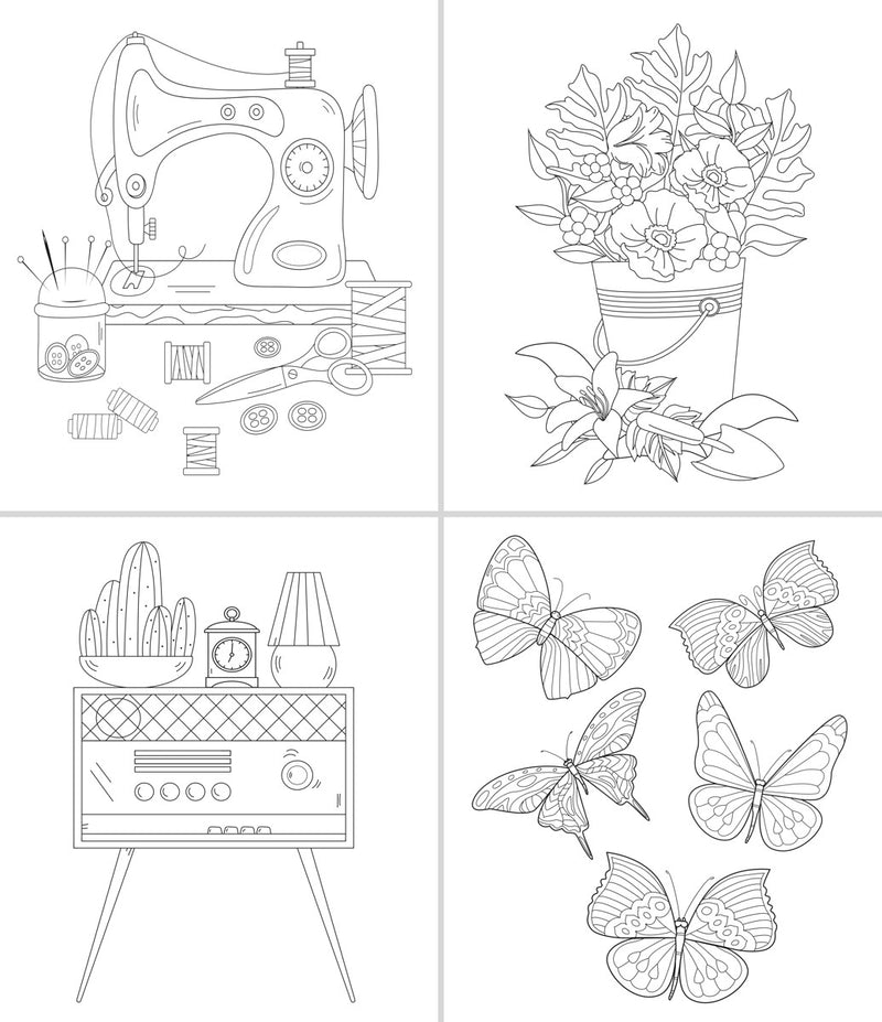 Kleurboek - Creatief kleuren voor senioren