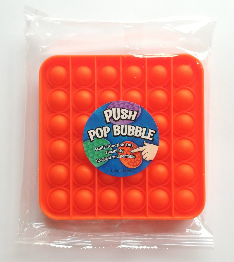 Pop It Bubbles - vierkant oranje