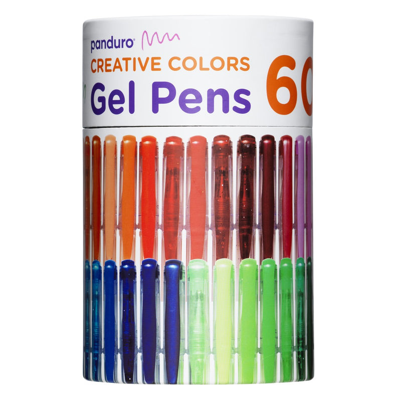 Panduro set gelpennen - 60 kleuren