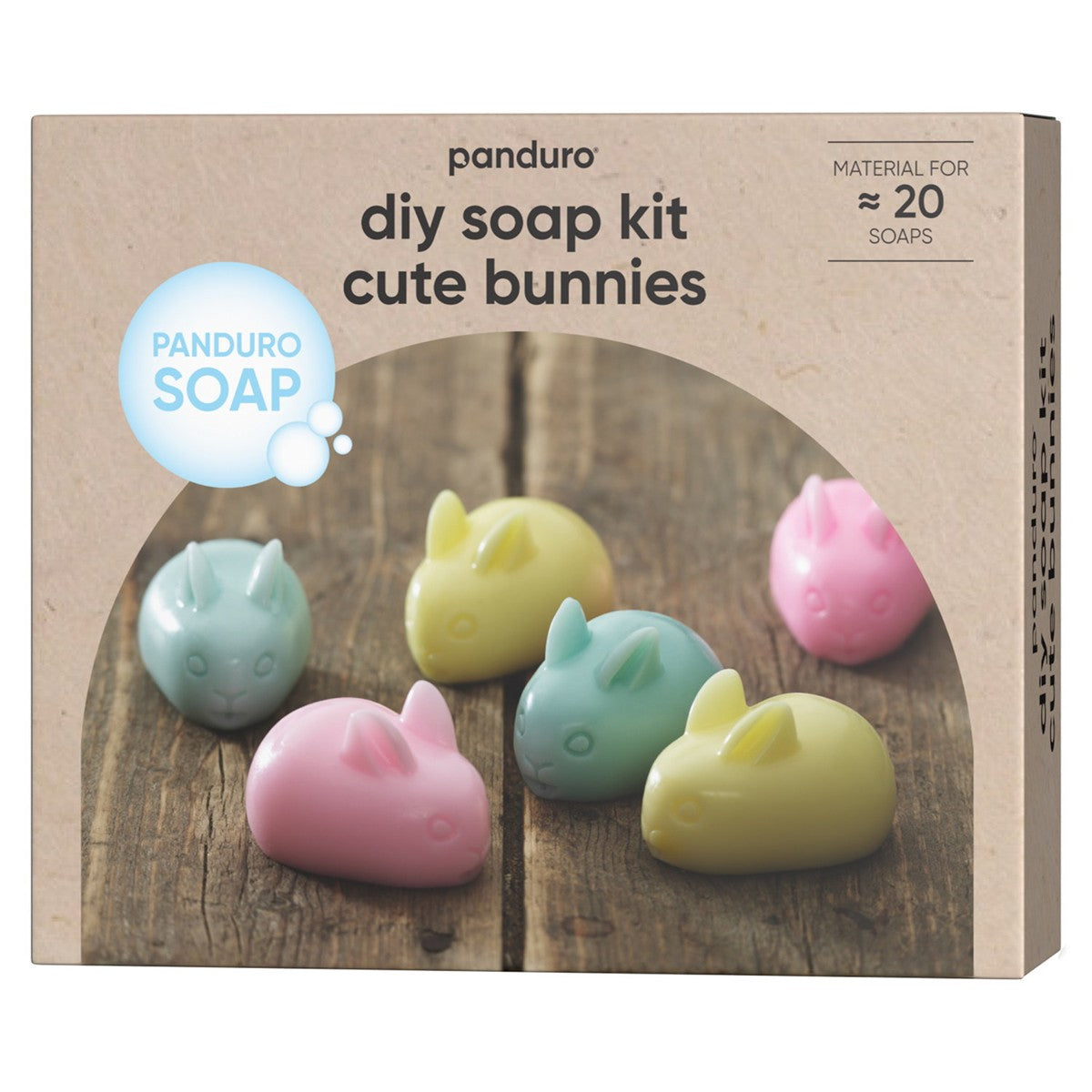 Panduro DIY kit - zeep - Cute Bunnies