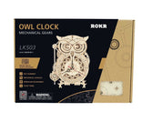 Robotime houten 3D puzzel - Owl Clock    