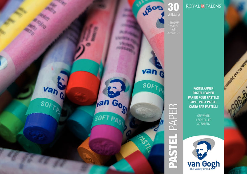 van Gogh blok oliepastelpapier - A4 - gebroken wit