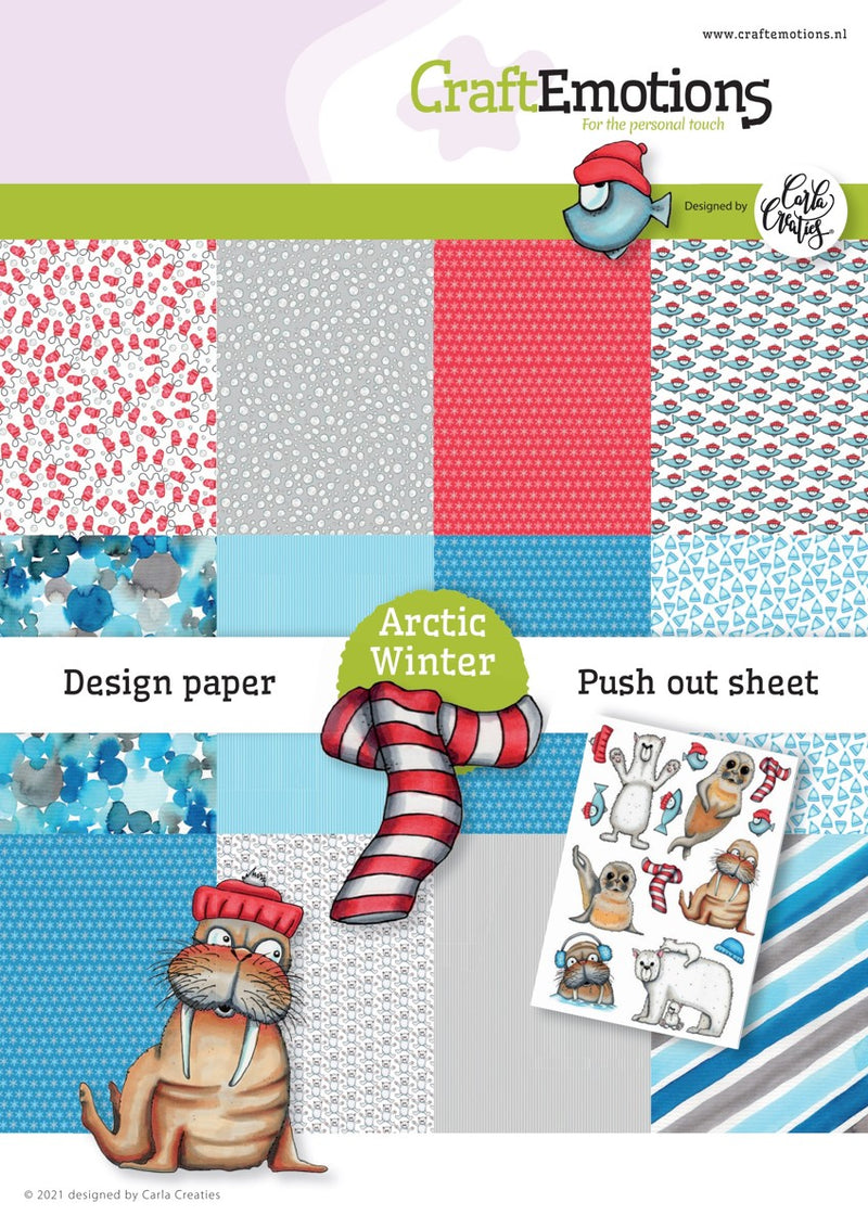 Papierblok A5 - Arctic winter
