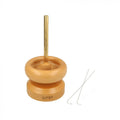 Beadspinner hout - 19 cm + 2 naalden