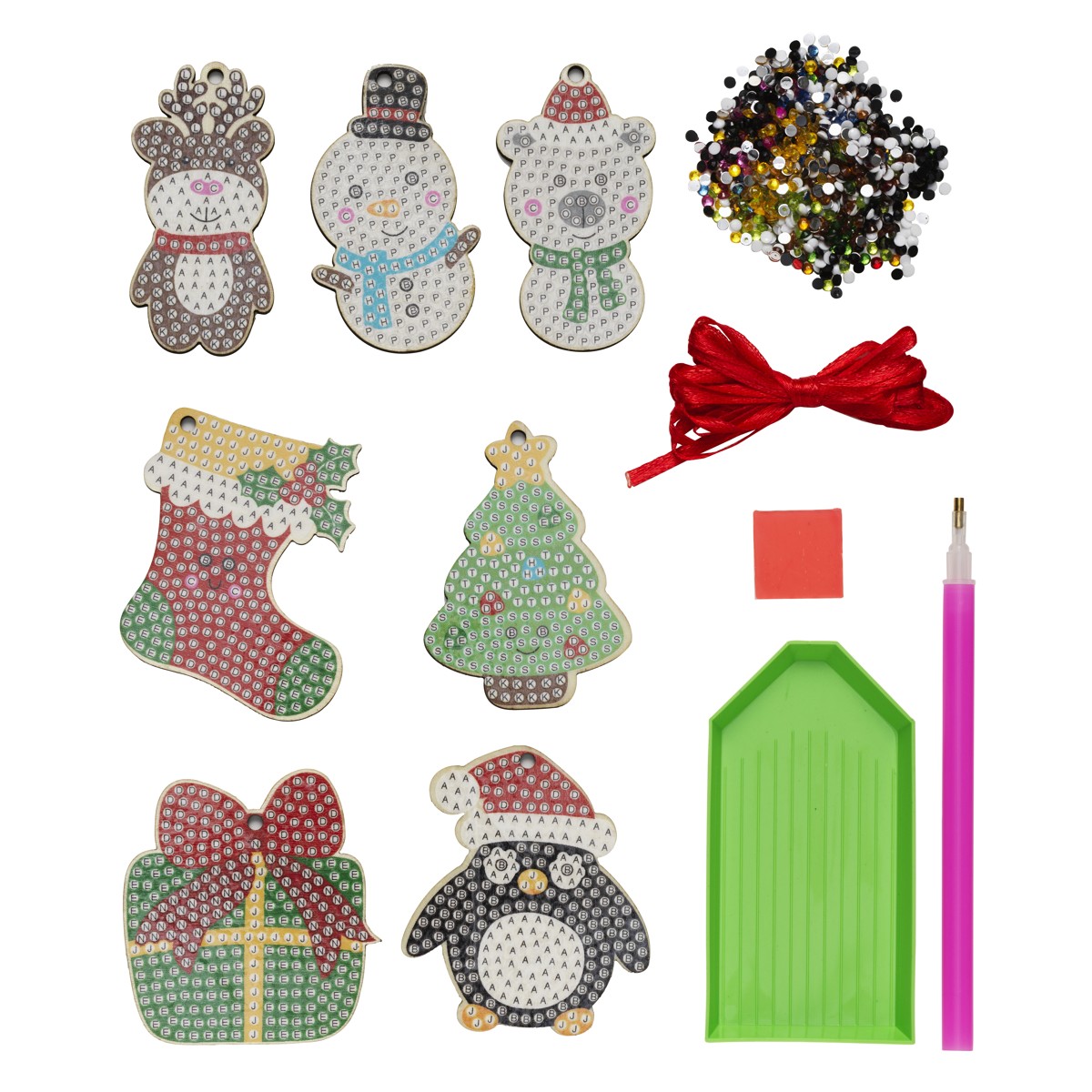 Panduro Junior DIY kit - X-Mas Bling Dots