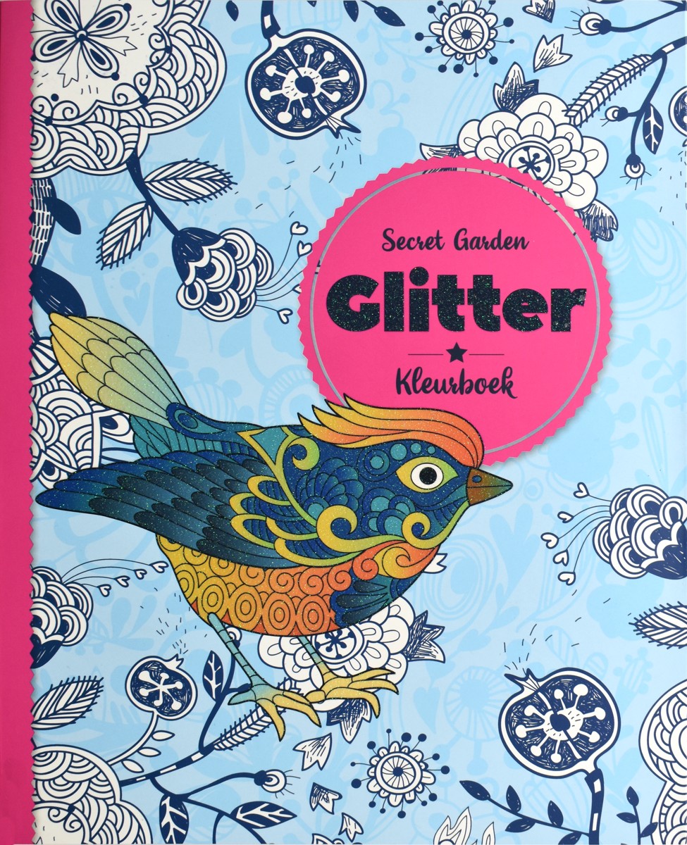 Kleurboek - glitter - Secret Garden