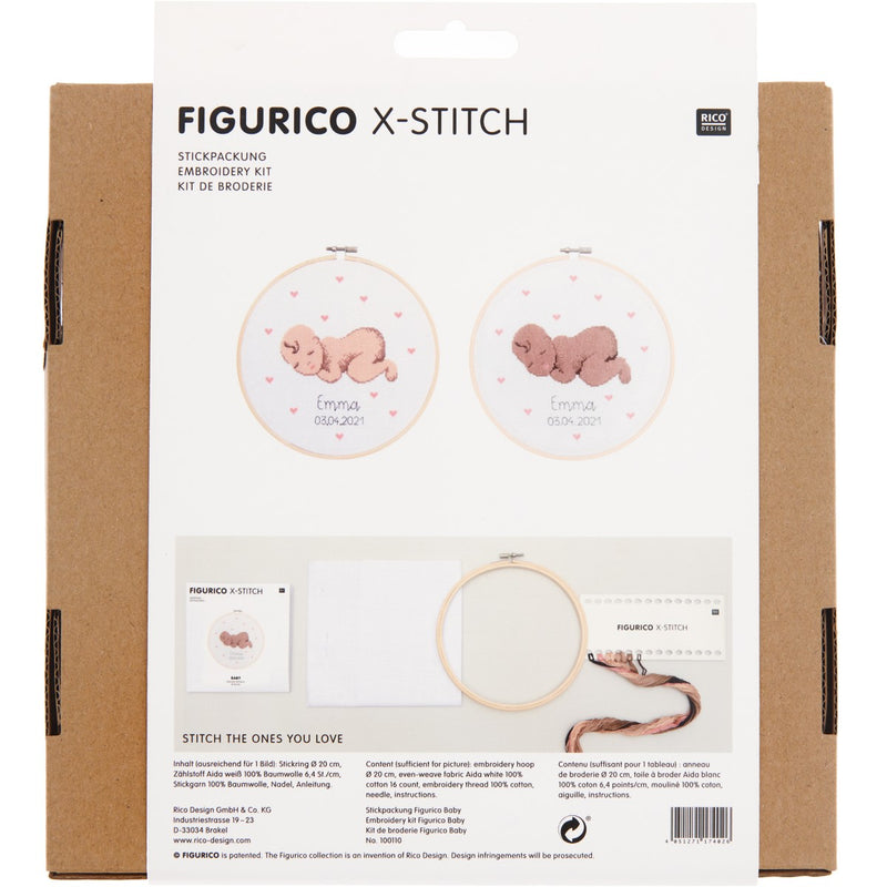 Borduurpakket - 20 cm - baby