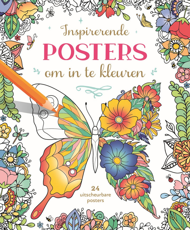 Kleurboek - Inspirerende posters om in te kleuren