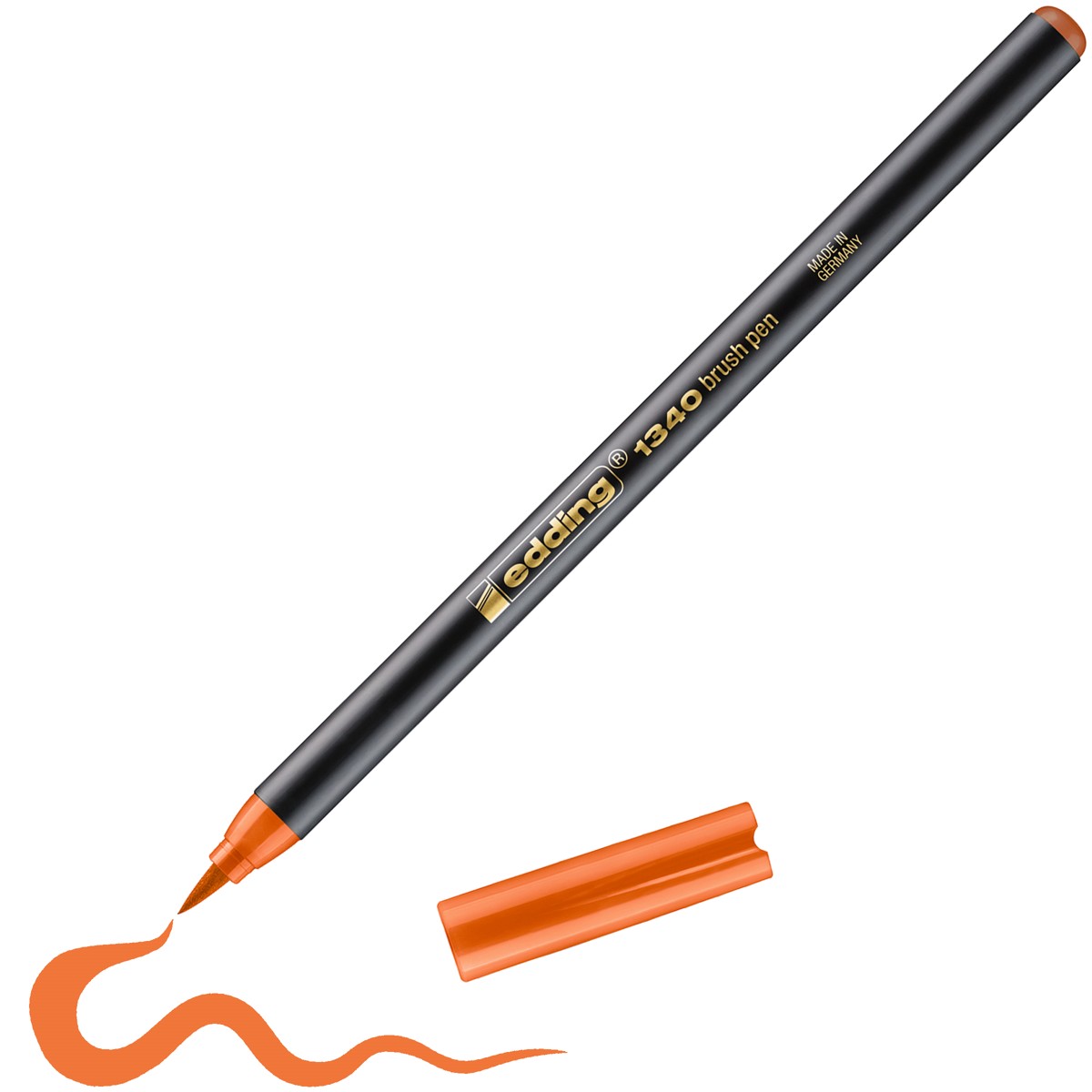 edding 1340 brush pen - 1 tot 3 mm - oranje