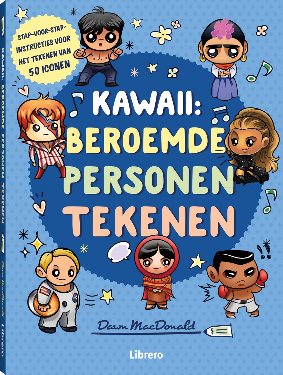 Boek - Kawaii - Beroemde personen tekenen