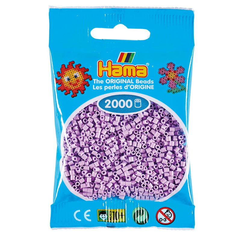 Hama Mini - strijkkralen - 2000 stuks - pastel lilac 96