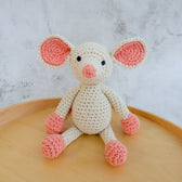 Hoooked DIY kit - Mouse Monica - almond