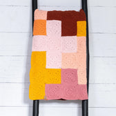 pakket Durable criss-cross deken - roze