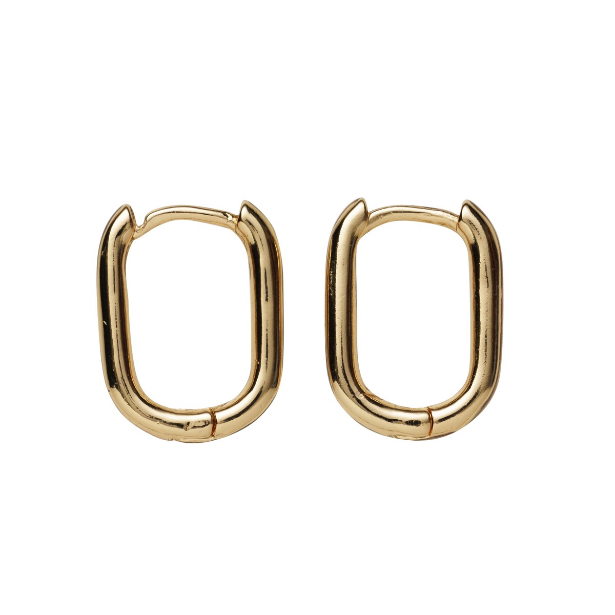 Charm Series oorbellen ovaal - goudkleurig