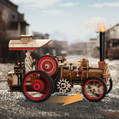 Robotime houten 3D puzzel - Steam Engine