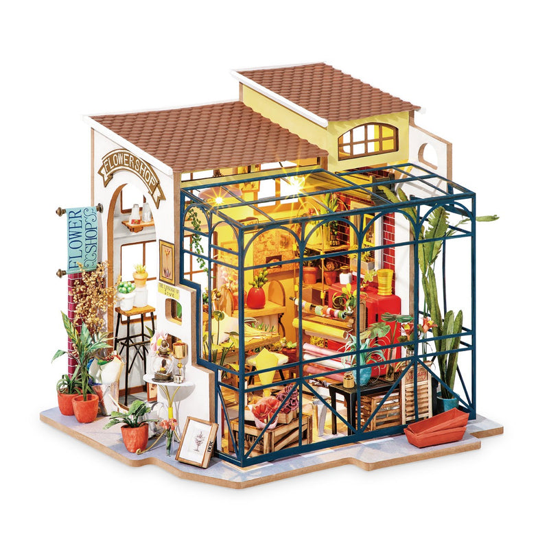 Robotime miniatuur DIY kit - Emily's Flower Shop