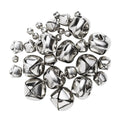Belletjes - 30 stuks - assorti - zilverkleurig