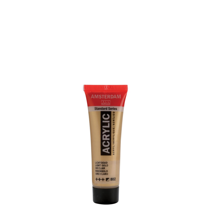 Amsterdam acrylverf - 20 ml - lichtgoud 802