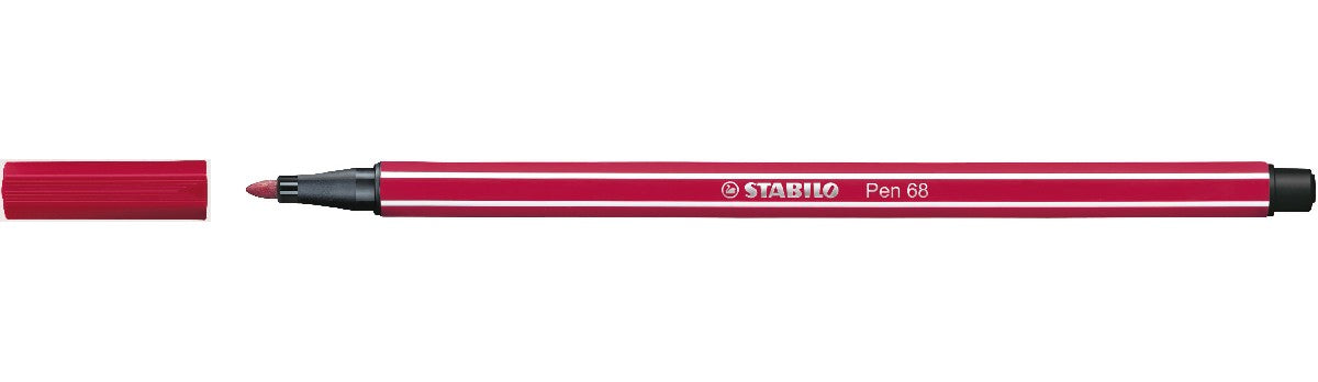 STABILO Pen 68 - donkerrood 50