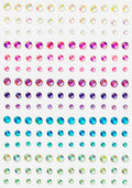 Panduro Face Jewels - crystal dots pastel