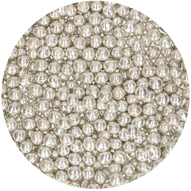 FunCakes sprinkles - zachte suikerparels - zilver