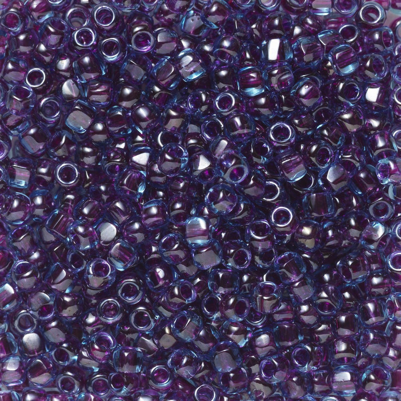 TOHO 3-cut kralen - 12/0 - #252 blauw-paars kern glans