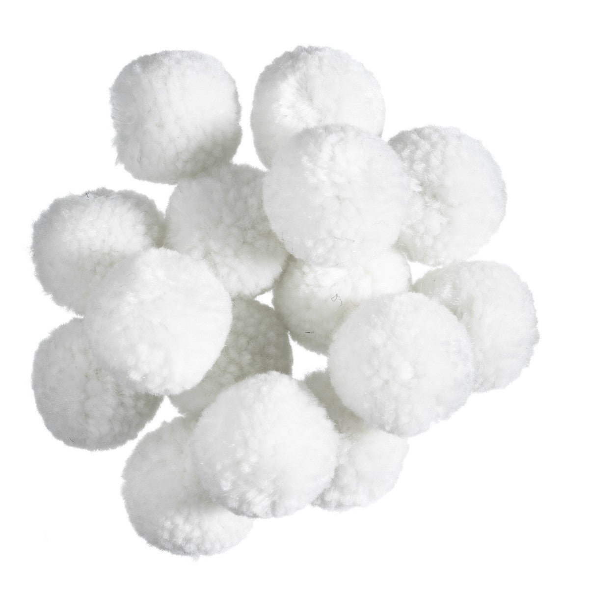 Pompons - wit