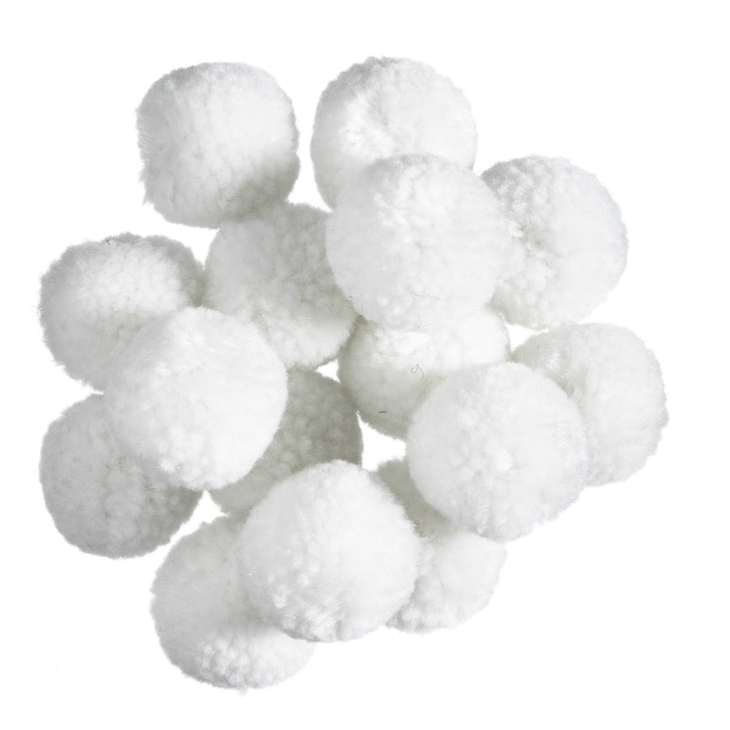 Pompons - wit