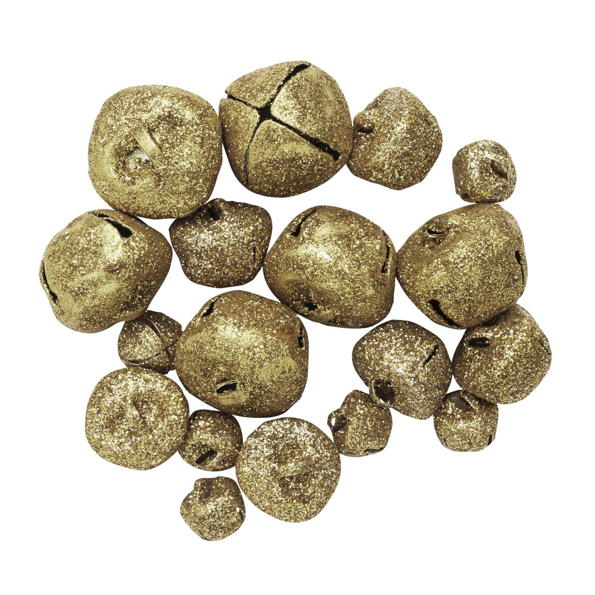 Belletjes - goud glitter