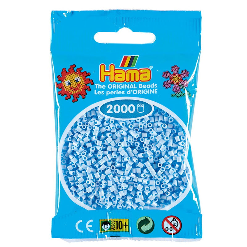Hama Mini - strijkkralen - 2000 stuks - pastel ice blue 97