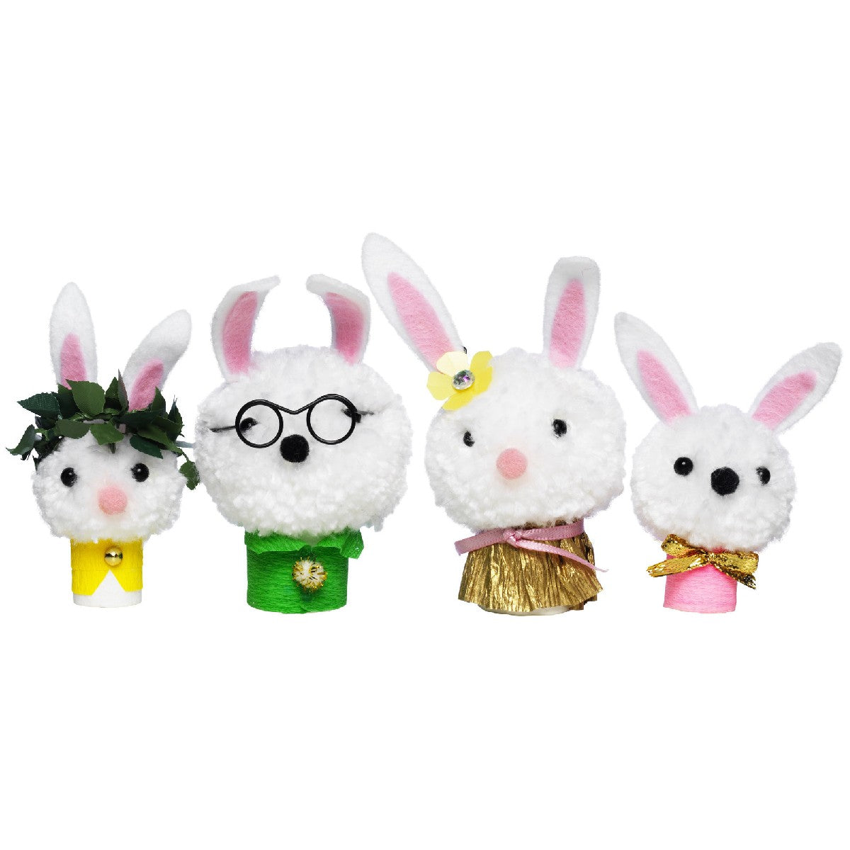 Panduro Junior DIY kit - Fluffy Bunnies