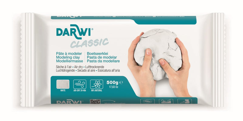 Darwi Classic luchtdrogende klei - 500 gram