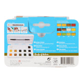 van Gogh aquarelverf pocket box - 12 halve napjes - natuurtinten