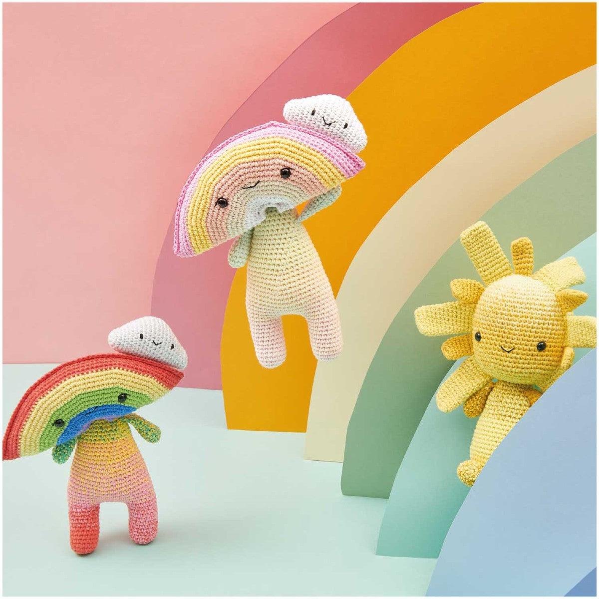 Ricorumi Spin Spin - 50 gram - 017 regenboog pastel