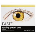Blok pastelpapier - 30x24 cm - 25 vellen - wit