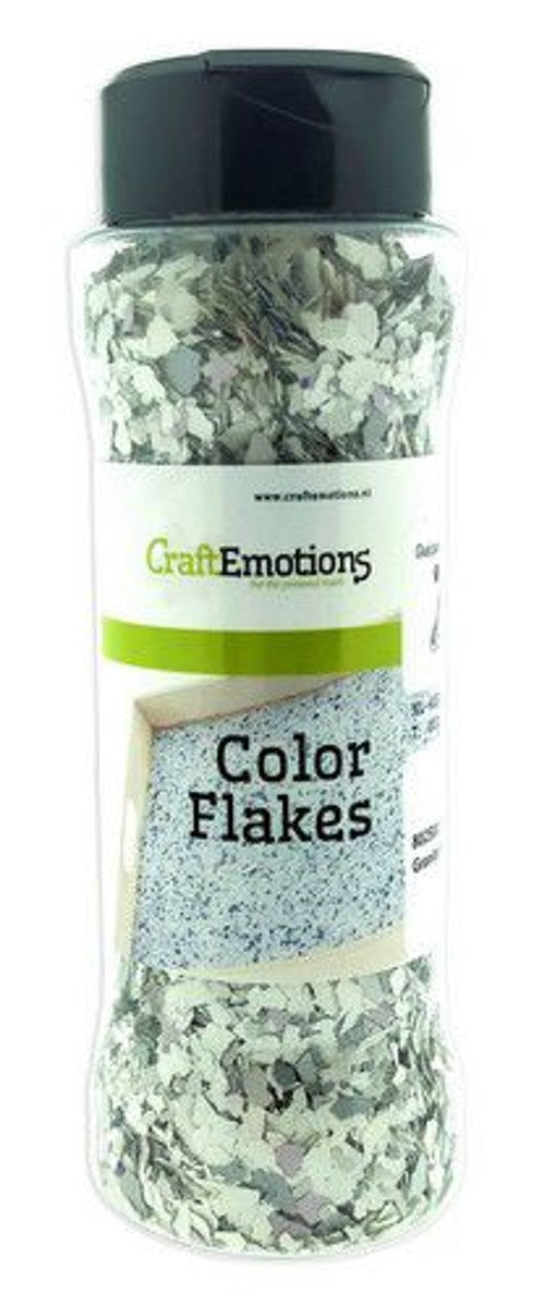 CraftEmotions Color Flakes - grijstinten