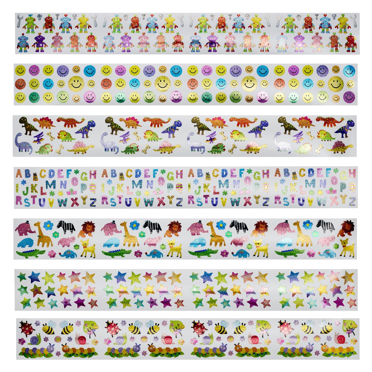 Sticker tube - 480 stuks - fantasie