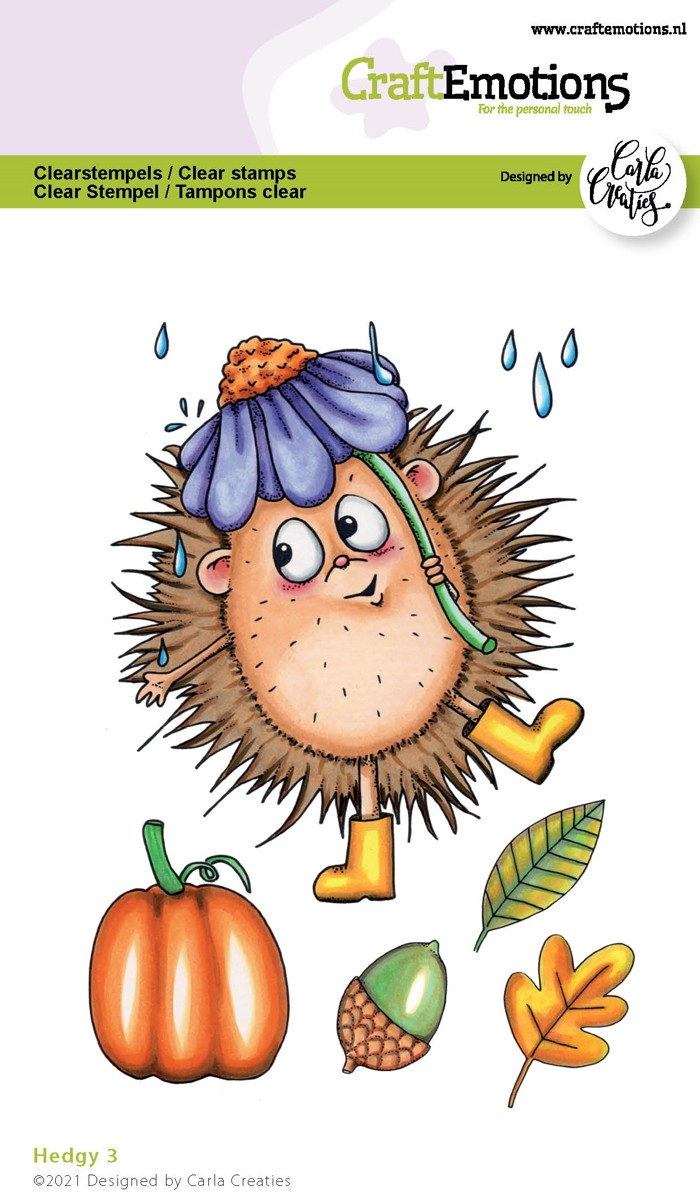 Clear stamps A6 - Hedgy 3