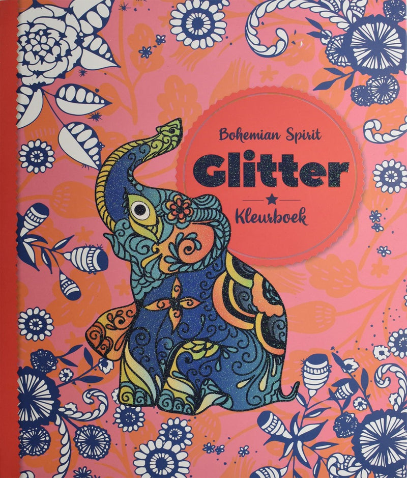 Kleurboek - Bohemian spirit glitterkleurboek