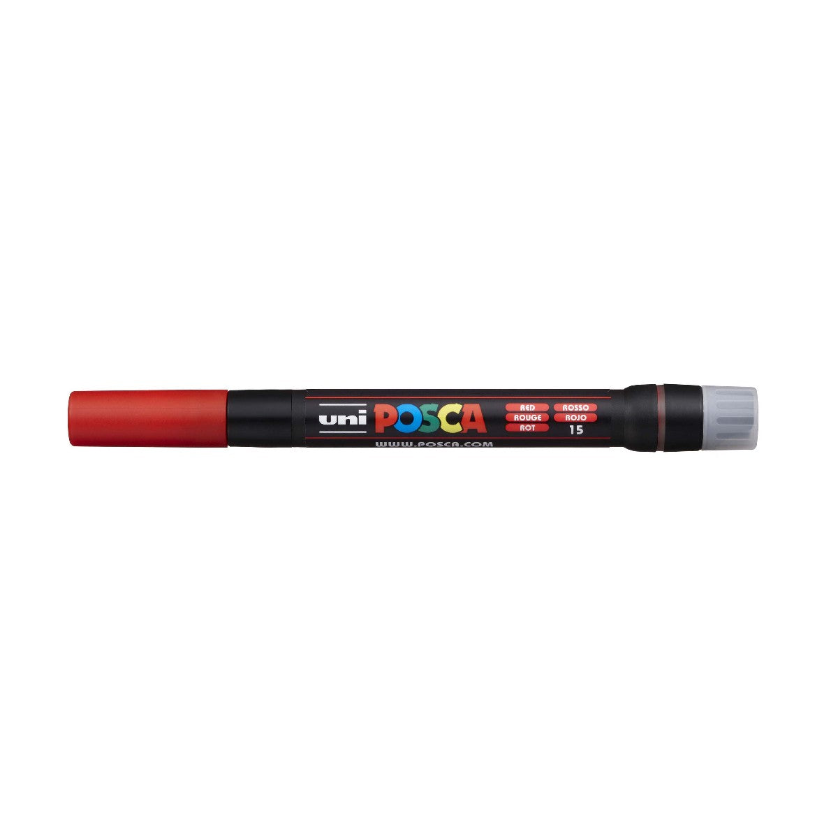 POSCA acrylmarker - brushpunt PCF-350 - 1-10 mm - rood