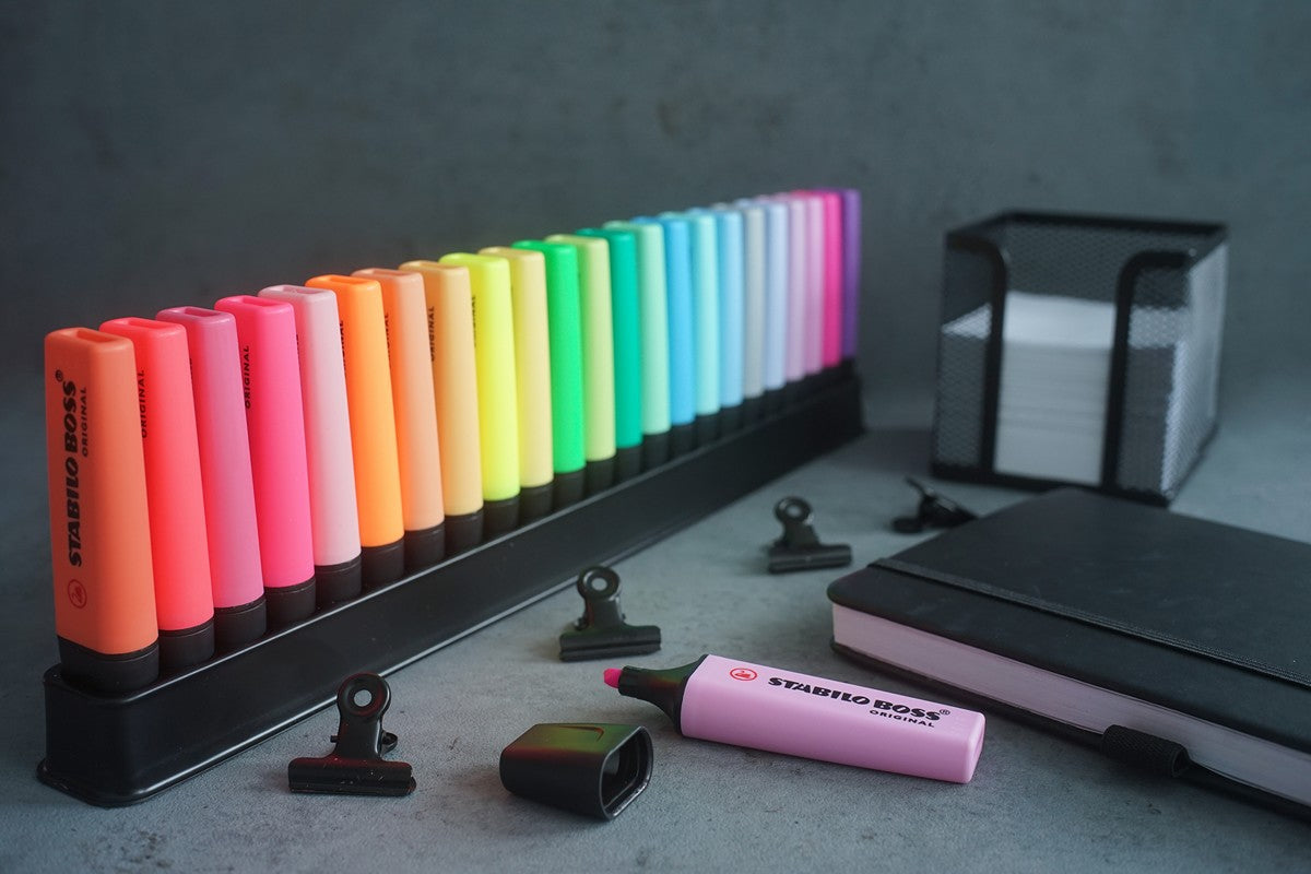 STABILO BOSS ORIGINAL - ARTY deskset - 23 stuks