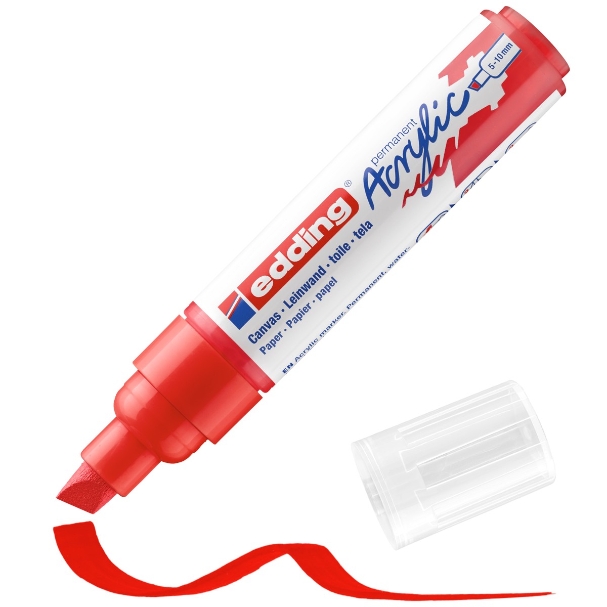 edding 5000 acrylic marker broad - 902 verkeersrood