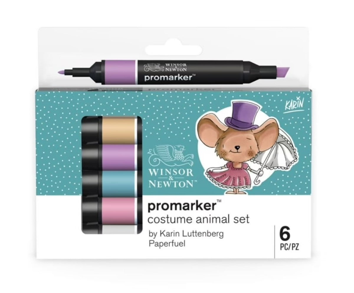 Winsor & Newton Promarker set - Paperfuel Costume Animals