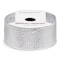 Lint - 25 mm - glitter zilver
