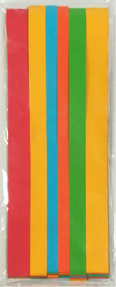 Vlechtstroken 150 stuks - 5 kleuren